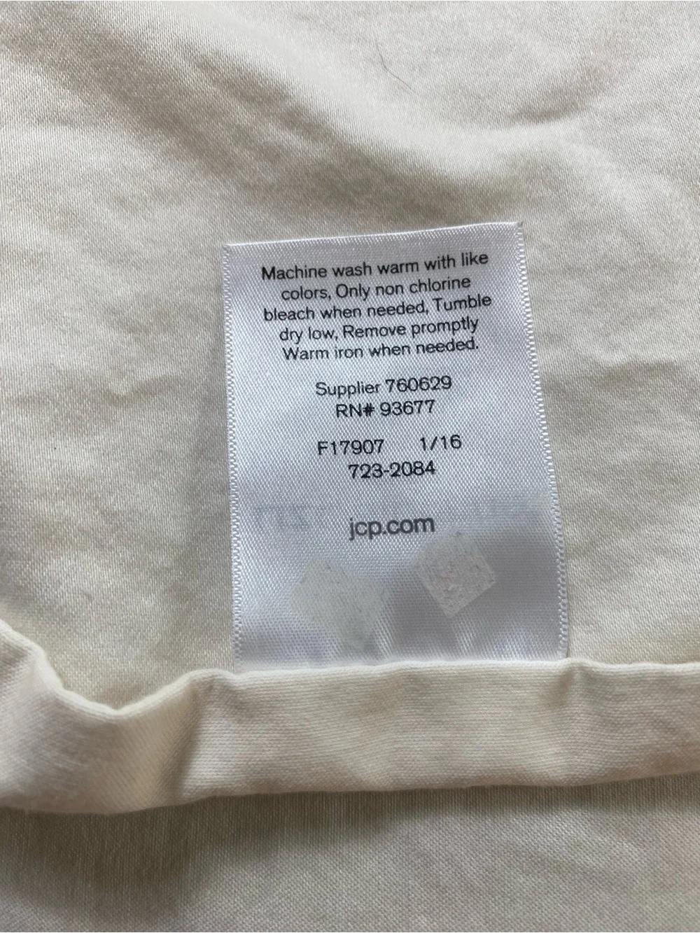Liz Claiborne Cream King flat sheet Egyptain cotton luxurious tc 600